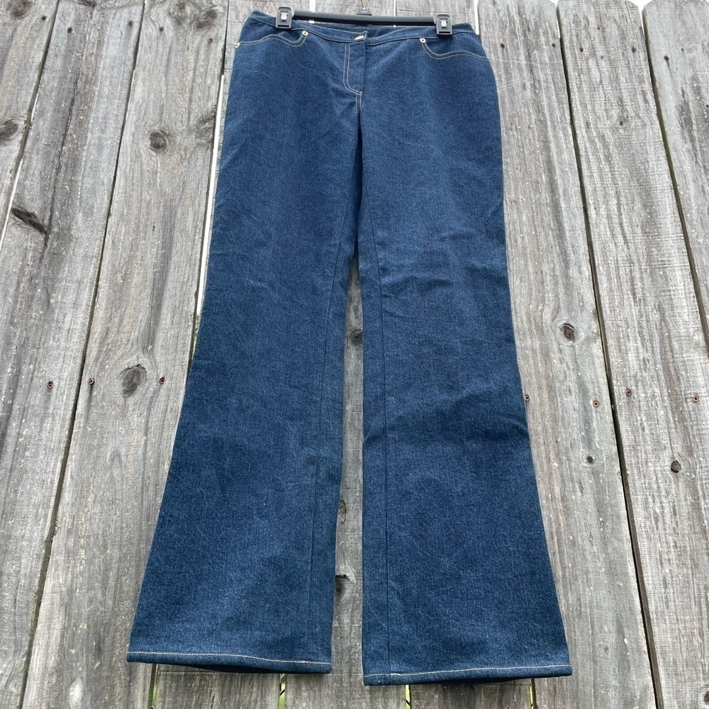 St John Collection Dark Wash Bootcut Jeans Size 6 - Picture 15 of 15